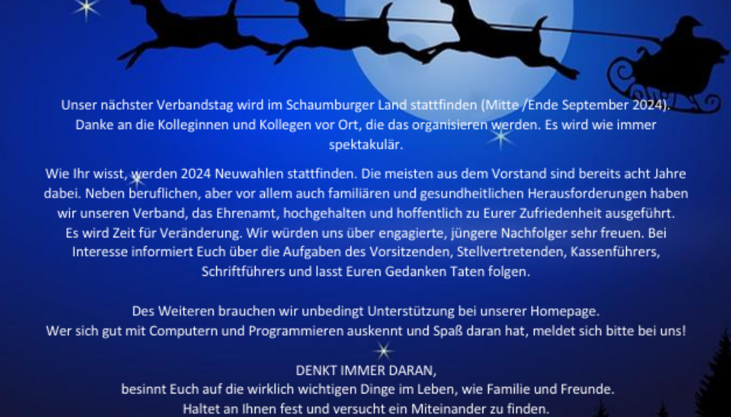 2023 Weihnachtsbrief Mitglieder Titelbild