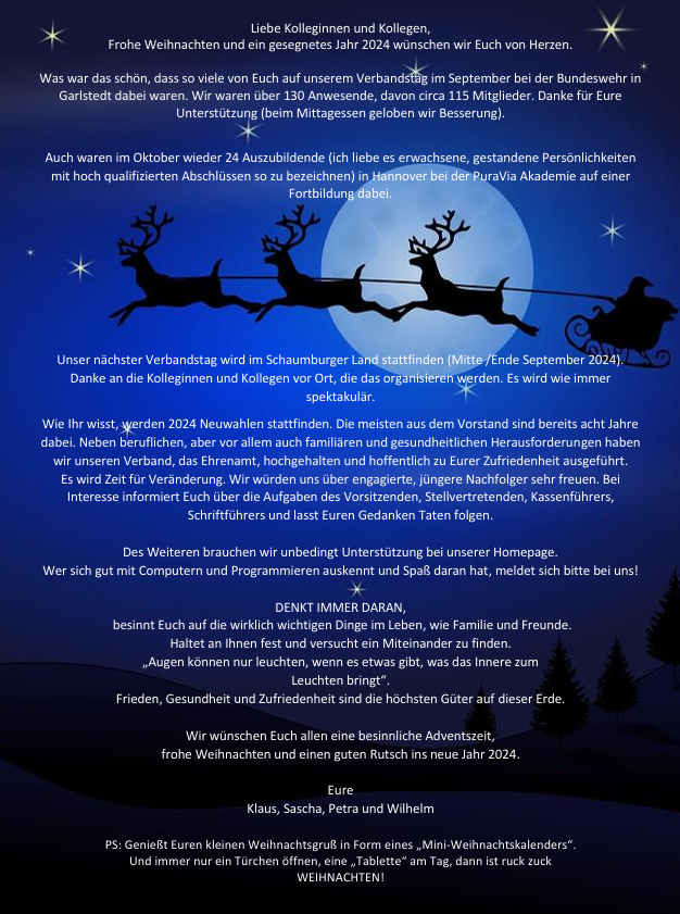 2023 Weihnachtsbrief Mitglieder Titelbild